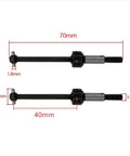 Sakura D3 CS XIS Zero S 40mm Universal Steel Drive Shaft CVD Upgrade Kit For 1/10 RC Drifting Cars TB-03 TB-03D Tamiya Models, 2pcs displayed