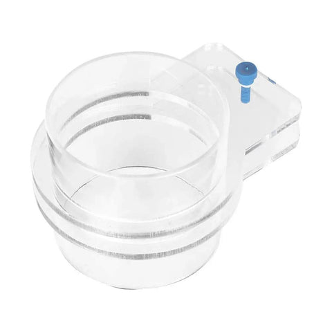 Pssopp Adjustable Automatic Acrylic Fish Feeder For Aquariums With Plastic Screws, Prevents Food Drift And Ties Securely To Tank. Durable Transparent Design For Long Lasting Performance In Home And Office Tanks. Perfect For Betta, Goldfish, And