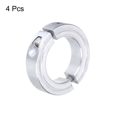 4 pcs aluminum alloy two-piece clamp-on shaft collar for 1-1/2" shaft with set screw