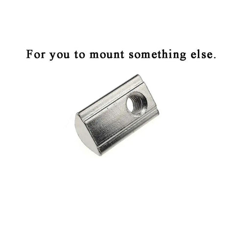 M6 T Slot Nuts For 4040 Aluminum Extrusion, Spring Ball Loaded Rollin Elastic Nuts, 8mm Slot, Carbon Steel, 15 Pack