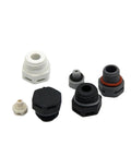 Tough As Nails Heavy Duty Waterproof Nylon Vent Plugs For Machinery And Pipeline Sealing Breathable IP68 Pressure Relief Valve Slick 10 Piece Pack Black M12x15 diverse nylon vent plugs set in various sizes and colors