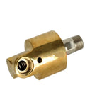 Half Inch Rotating Brass Joint For Hoses With Leak Proof Seal And 360 Degree Spin, Heavy Duty Brass Fitting That Stops Hose Kinks, No Hassle Install, Reliable Under High Pressure. Brass hose joint with threaded end