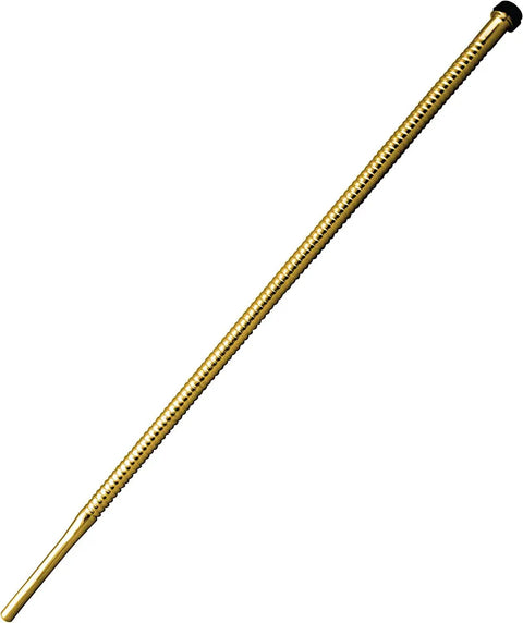 Cross Handle Compression Angle Stop Kit With Corrugated Riser Supply Line One Half Inch IPS Inlet To Three Eighth Inch OD Outlet Twenty Inch Length Polished Brass Includes Faucet And Toilet Cone Washers