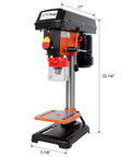 Get this Badass 8 Inch Drill Press For Heavy Duty Bench Work! Features a compact design with a 400W motor and 5 speed settings.