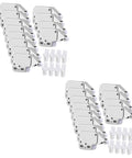 24 Pack Cabinet Door Kit Push In Latches For Cabinets Drawers And Wardrobes Keyless Spring Loaded Touch Release Bounce Catch Locks