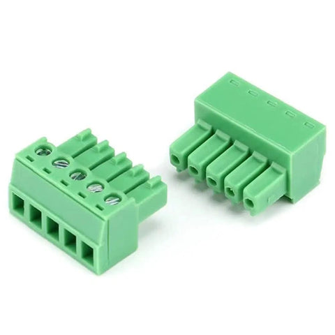 5 Pin Screw Terminal Block Connector With 3.81 Millimeter Pitch 300 Volt 8 Amp For 28 16 AWG Wire No Soldering Needed Easy Clamp Terminal Pack Of 5 Built To Last