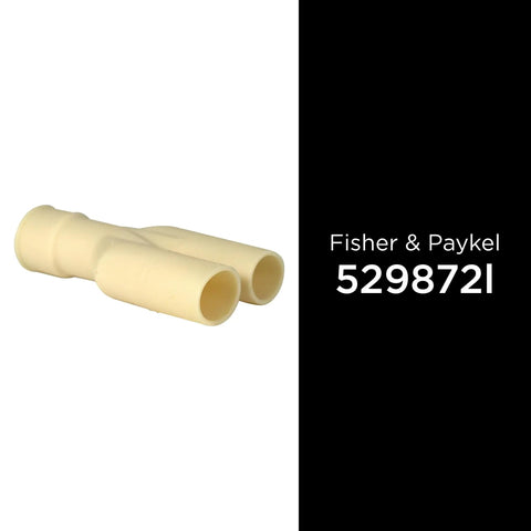 Double Drain Hose Joiner Connector OEM Appliance Part 529872 for Easy DIY Home Improvement and Dishwasher Drain Fix