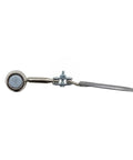 Side view of Magnetic Base Circular Inspection Mirror 2.25 Inch with Fixed Ball Joint for Tight Spots in Engines and Tooling.
