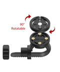 Adjustable Out Front Bike Mount for Garmin Edge iGPSPORT XOSS CooSpo Magene CYCPLUS GPS with rotatable clamp for 2 cm to 4.5 cm handlebars