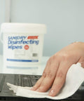SaniDry Disinfecting Wipes 300 Count EPA Approved Unscented White Nonabrasive Multi Surface Cleaning Wipes For Health Facilities Schools Industrial And Household Use Kills 99.9 Percent Of Viruses And Bacteria Including SARS CoV 2 And Influenza used on laptop