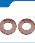 Alloy Steel Belleville Spring Washers Disc Spring Gasket 16mm 18mm Pack 50, two flat washers