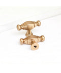 10 Pack Champagne Bronze Bar Cabinet Knobs Zinc Alloy Furniture Drawer Pulls Modern Cabinet Hardware Single Hole Design