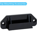Retractable Baby Gate Replacement Parts Kit For Cat And Dog Gates Full Set With Wall Mount Brackets Latches Hooks Screws In Black