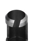 Close-up of a Top Shelf Eight Piece Cork Drill Bits And Wood Plug Cutter Set Sculpted From Heavy Duty High Carbon Steel for precise cutting.