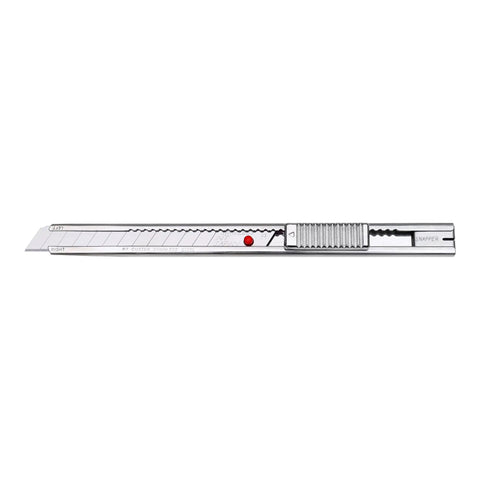 Auto Lock Stainless Steel Utility Knife With 9mm Blade Built In Snapper Pocket Clip Ambidextrous Tool For Pros And DIYers Rust Resistant Cutter