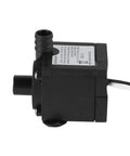 Kick Heat Out With This 12V DC Mini CPU Water Cooling Pump Featuring 300 Liter Per Hour Flow Rate And 1800 RPM for heat dissipation.