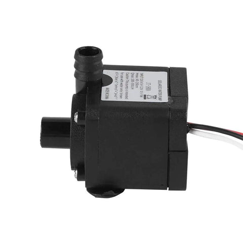 Kick Heat Out With This 12V DC Mini CPU Water Cooling Pump Featuring 300 Liter Per Hour Flow Rate And 1800 RPM for heat dissipation.