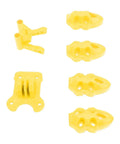 RC Drone Motor And Antenna Base Kit For FPV Quadcopter With Camera Mounts And Antenna Bases 5In To 10In Quad Frames 3D Printed In Yellow