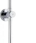 Croma Retrofit Showerpipe In Chrome Without Shower Components Durable Brass Construction Easy Install Modern Shower System visible