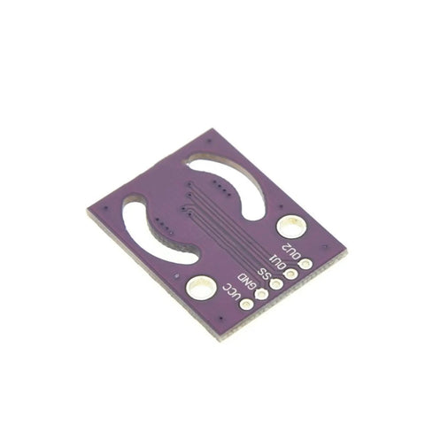3D Handle Joystick Sensor Module With Absolute Position SPI Interface For Dope Precision Motion Control, Multi Axis Readings, High Resolution 3D Joystick Sensor For Smooth Feedback, One Color PCB board with VCC, GND, SS, OUT1, OUT2 pins