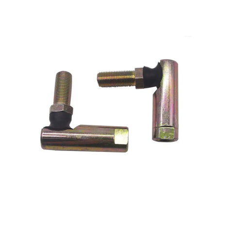 Lawnmower Ball Joint Set RH And LH For MTD John Deere Aftermarket Replacement Easy Swap In Right And Left Hand Ball Joints With One Half Inch Thread Includes Two Ball Joints. Two metal threaded ball joints