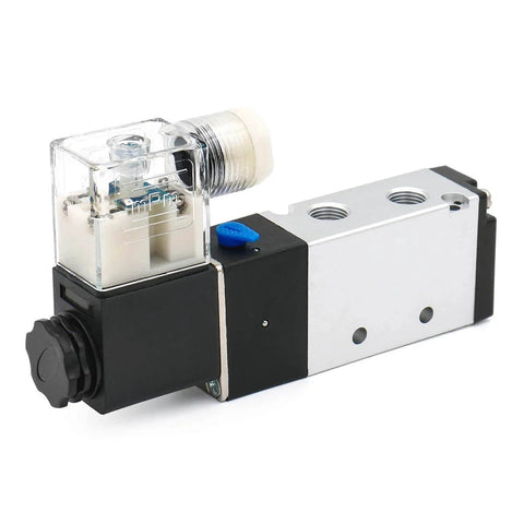 Pneumatic Solenoid Valve 4V210-06 DC24V Five Way Two Position Internally Piloted Acting Type Threaded 1/8 Inch Port