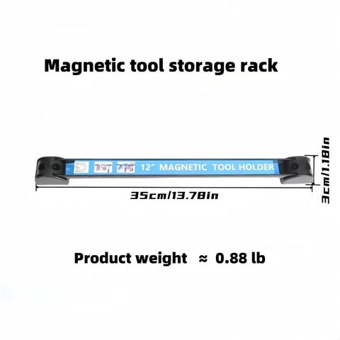 12 Inch Magnetic Tool Strip 4 Pack For Garage And Kitchen Organization, Heavy Duty Alloy Steel Magnetic Bars Hold Up To 19 Lbs Each