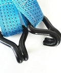 Close-up of nylon-coated hooks of Wheel Lifter For Hi Lift Jack Off Road Recovery Accessory Heavy Duty 4WD Lifting Tool