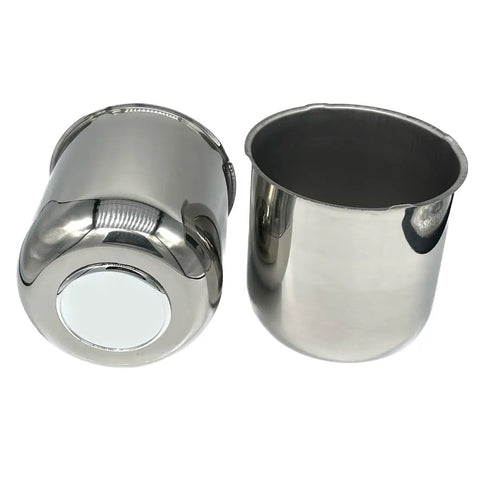 Four Pack 4.25 Inch Center Caps Push Through For Trailer Truck RV Wheel Rims Chrome Stainless Steel Center Bore Anti Rust Waterproof Durable Caps
