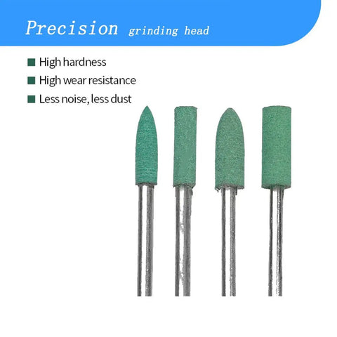 20 Piece Rubber Polishing Bits Kit For Rotary Tools 1/8 Inch Shank Silicone Buffing Bits with cylindrical and bullet shapes