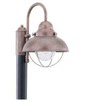 One Light Outdoor Post Lantern In Black Finish Dope Porch Lighting Fixture For Pathways Full Size Weatherproof Outdoor Light Easy Install