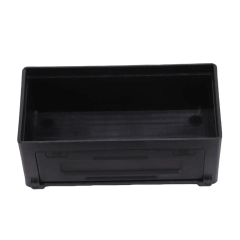 Top Tier Model Car Toolbox And Portable Luggage Storage Case For RC Hobbyists Black Hard Shell Organizer interior view.