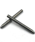 2pcs tungsten waterjet focusing tubes with conical nozzles, side view