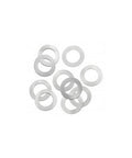 Pro Grade Solid Steel Arbor Shims Set Five Eighths ID By One OD 0.015 Thick Cold Rolled Full Hard Low Carbon No Keyways Precision Spacing For Milling Cutters Pack Of Ten