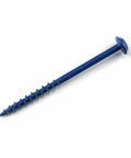 Blue Kote Pocket Hole Screws Two And One Half Inch Coarse Thread With Maxi Loc Flat Bottom Head For Outdoor Use Weather Resistant