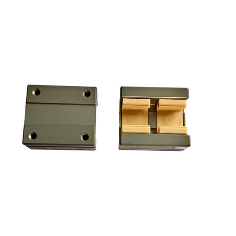 Two Pack 20mm Linear Motion Ball Bearing Carriage Blocks for CNC Kit Replacement Square Rail Sliders