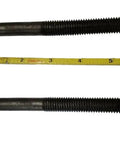 Heavy Duty Trailer Axle U-Bolt Kit With 2-1/8 x 5-3/8 Inch Square U Bolts, Plates, 1/2 Inch Hardware, And 2x2 Tube For Boat, Utility, And Camper Trailers, Stabilizes Tow And Reduces Wobble For Safer Hauling. black square U-bolt measured with tape