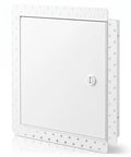 Heavy Duty 12 X 12 Flush Mount Drywall Access Panel With Secure Cam Latch Lock And Clean Concealed Hinge Tough Steel Metal Service Door, white.