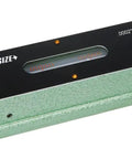 Dead Accurate Machinist Level Block 12 Inch with Deep V Groove Shaft Bottom for Round Stock, black and green rugged design