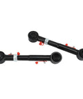 Front Sway Bar Quick Disconnect System for Jeep Wrangler JK 2007-2018 with self-aligning bushings, black components