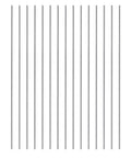 6061 Aluminum Round Rod One Quarter Inch Diameter 305mm Length Ten Pack Solid Rod Stock For DIYers Machining Model Making And Hobbyists Premium Quality Aluminum For Superior Strength To Weight Ratio