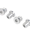 4 Pack M10 Rear Derailleur Hanger Bolts Aluminum Alloy Tail Hook Screws For Bike Chain Tensioner Install Silver Direct Replacement Part