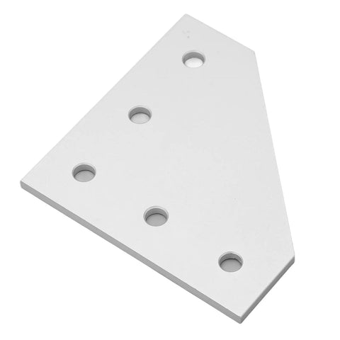 Five Piece Flat Tie Plate Aluminum Alloy 5 Hole Mending Plate Bracket For Industrial Machinery And Heavy Duty Furniture Frame Assembly