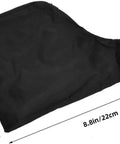 No Fuss Miter Saw Dust Bag Collection Kit Universal Table Saw Debris Catcher with heavy-duty zippered black bag 8.8in x 5.5in.