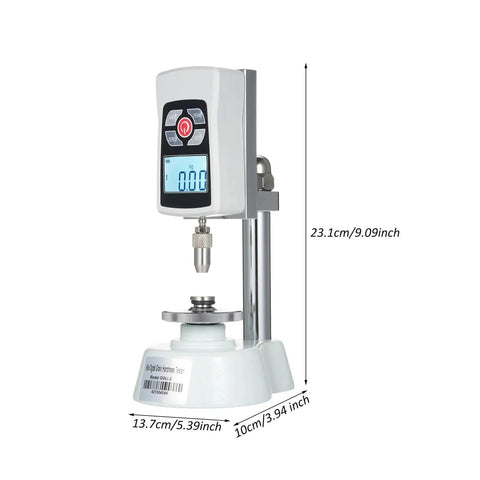 Straight Up Accurate Mini Grain Hardness Tester Meter With Crisp Digital Screen for quick load testing on crops, 23.1cm tall.