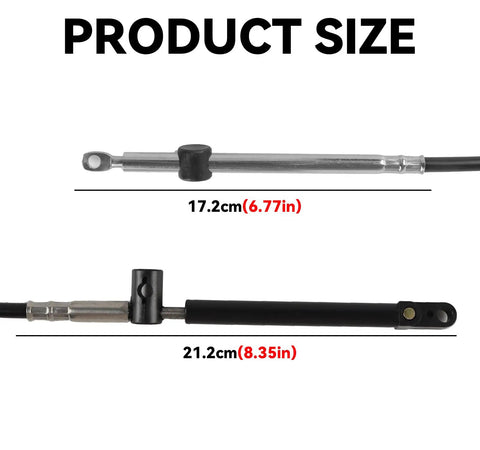 13ft Boat Throttle And Shift Cables Set For Mercury MerCruiser Outboard Remote Control 600A Gen I Replacement CC17913 size details