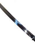 Close-up of 30.5 Inch Full Tang Wakizashi Samurai Sword With 65Mn Spring Steel Blade Oil Tempered Edge