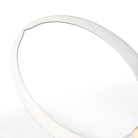 Close-up of stainless steel Slick Double Ended Bowl Calipers For Woodturning And Fine Jobs with precise measuring tips.