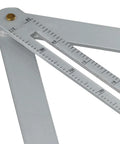 Heavy Duty Stainless Steel Corner Angle Finder And Zero To One Seventy Degree Goniometer Ruler showing precision measuring scales up to 170 degrees.