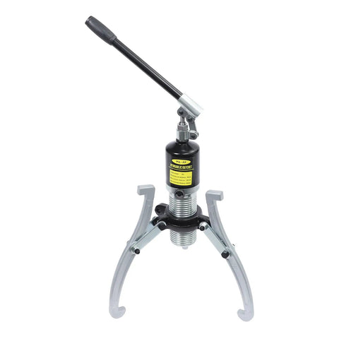 Sweet 20 Ton Hydraulic Gear Puller With 2 Or 3 Jaws To Rip Out Wheel Bearings Fast Works Vertical Or Horizontal Smooth Inside Your Garage With Carry Case Keeps Gear Organized So You Stay Ready Whenever Needed For Any Job Now, 3-jaw steel puller with hydraulic handle